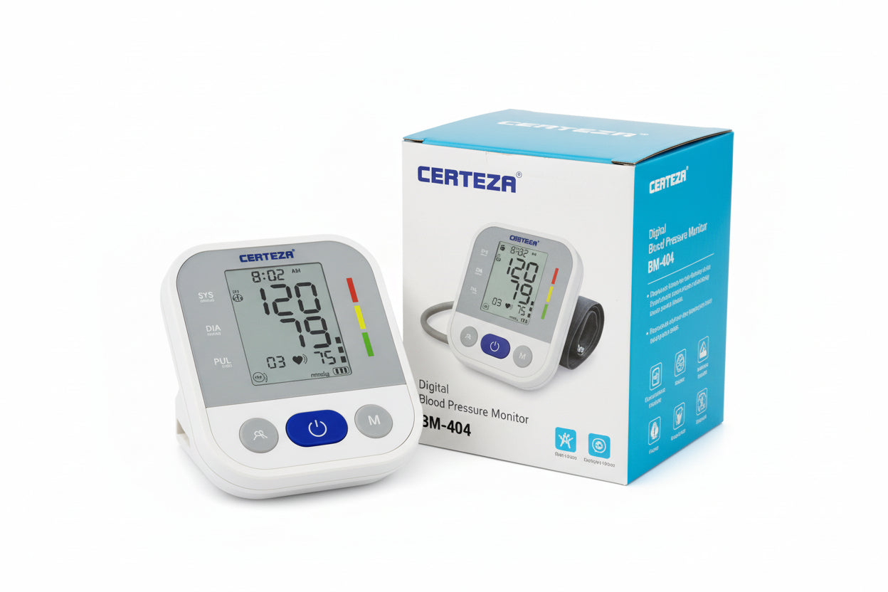 Certeza Digital BP Monitor BE-404 | Accurate Blood Pressure Monitor