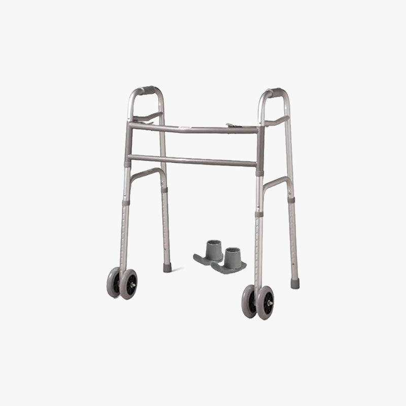 Walker With Double Wheel