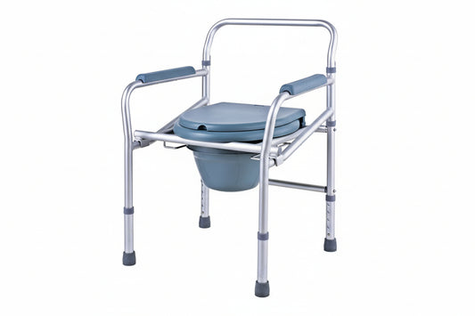 Aluminum Commode Chair | Lightweight Patient Chair