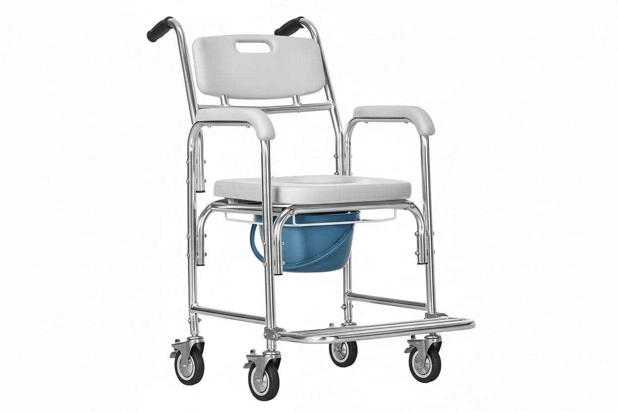 Heavy 961 Commode Chair | Patient Toilet Chair