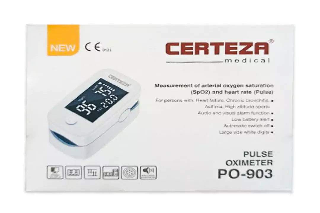 Certeza Oximeter | Fingertip Pulse Oximeter