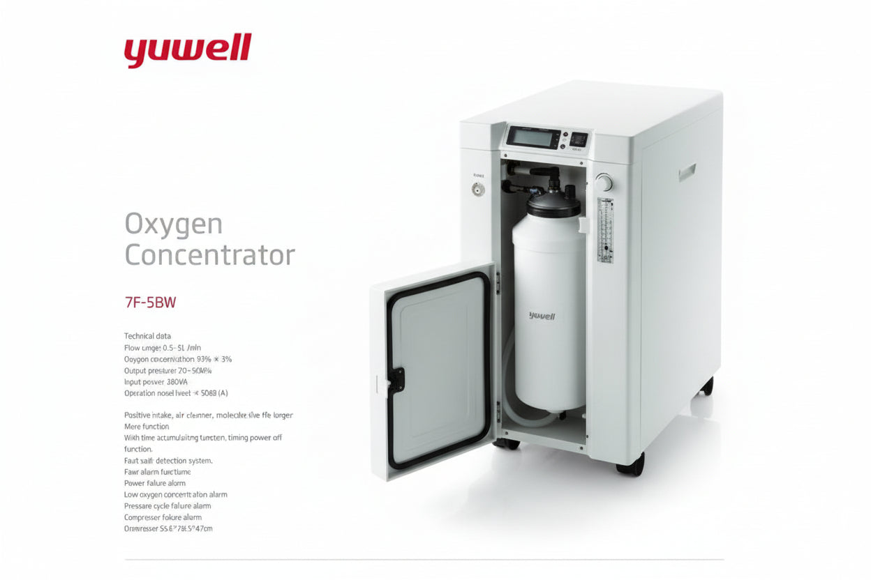 Yuwell Oxygen Concentrator 7F-5BW | Medical Oxygen Supply