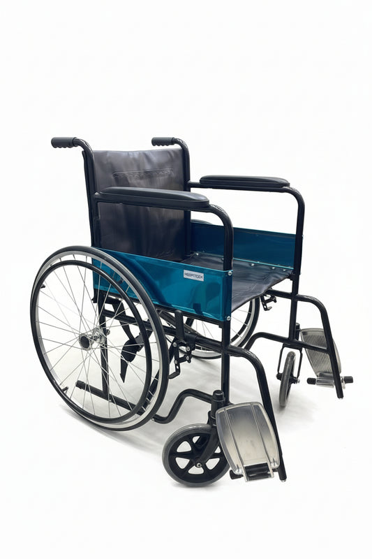 Hospital Standard Steel Wheelchair Model SK-KL809-PVC