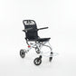 Lightweight Folding Transport Wheelchair with 360° Front Wheels – Portable Adults Senior Travel Chair