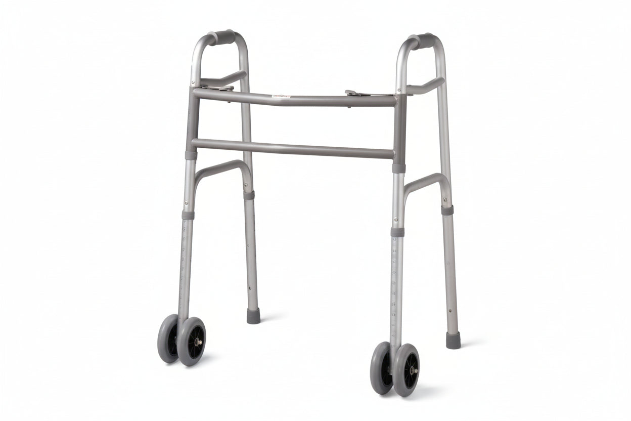 Walker with Double Wheel | Walking Support Frame