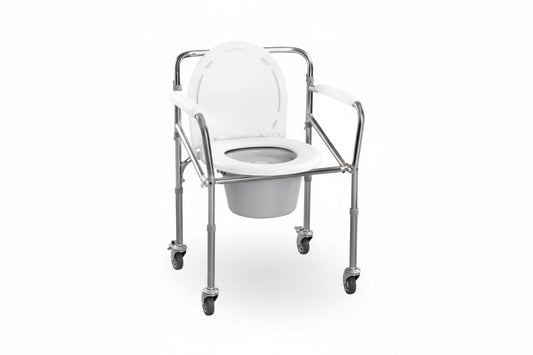 Aluminum Commode Chair | Lightweight Patient Chair